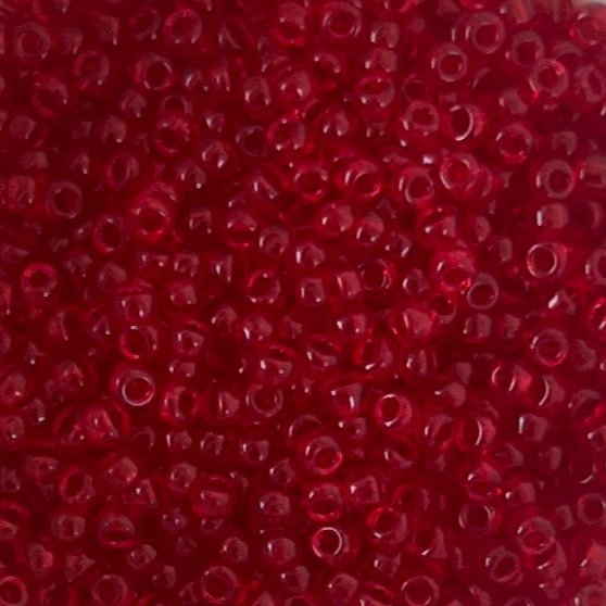 Rocailles Miyuki 11/0 - Transparent Ruby - 11-141