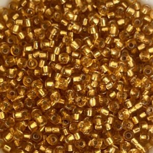 Rocailles Miyuki 11/0 - Silverlined Dark Gold - 11-4