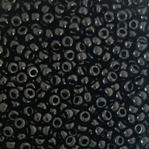 Rocailles Miyuki 11/0 - Opaque Black - 11-401