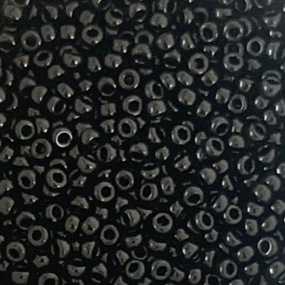 Rocailles Miyuki 11/0 - Opaque Black - 11-401