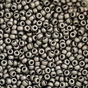Rocailles Miyuki 11/0 - Matte Nickel Plated - 11-190F