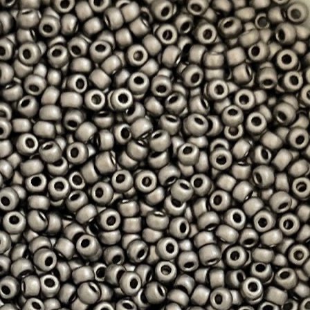Rocailles Miyuki 11/0 - Matte Nickel Plated - 11-190F