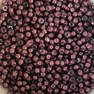 Rocailles Miyuki 11/0 - Fancy Lined Aubergine - 11-386