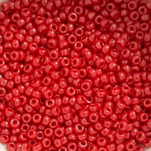Rocailles Miyuki 11/0 - Opaque Luster Red - 11-426
