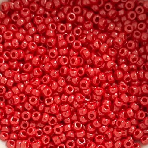 Rocailles Miyuki 11/0 - Opaque Luster Red - 11-426