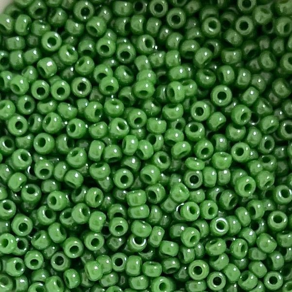 Rocailles Miyuki 11/0 - Opaque Luster Green - 11-431