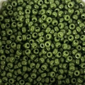 Rocailles Miyuki 11/0 - Opaque Avocado - 11-501