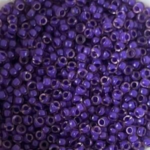 Rocailles Miyuki 11/0 - Semi Frosted Dark Lilac Lined light Amethyst - 11-1932