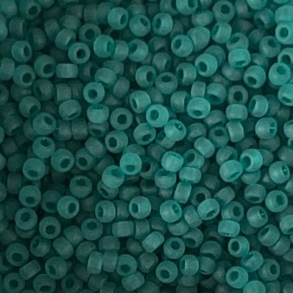 Rocailles Miyuki 11/0 - Transparant Matte Teal - 11-2405F