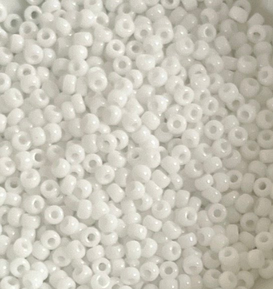 Rocailles Miyuki 11/0 - Opaque White - 11-402