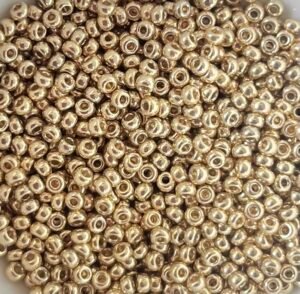 Rocailles Miyuki 11/0 - Duracoat Galvanized Pale Gold - 11-5101