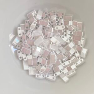 Half-Tila Miyuki - Ceylon White Pearl - HTL420