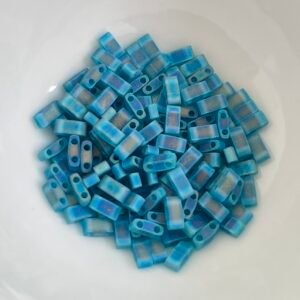 Half-Tila Miyuki - Transparant Matte ab Teal - HTL2405FR