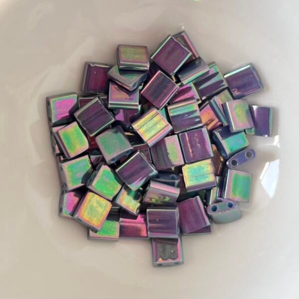 Tila Miyuki - Opaque Luster Purple Gray Rainbow - TL1898