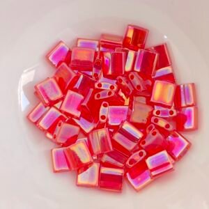 Tila Miyuki - Transparant ab Red - TL254B