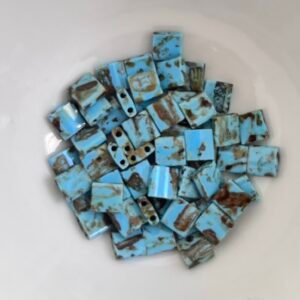 Tila Miyuki - Opaque Picasso Turquoise Blue - TL4514