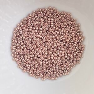 Rocailles Miyuki 15/0 - Duracoat Galvanized Champagne - 15-4204