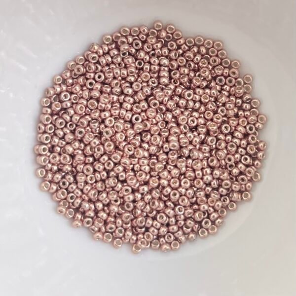 Rocailles Miyuki 15/0 - Duracoat Galvanized Champagne - 15-4204