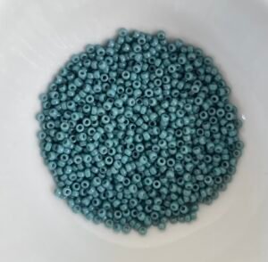 Rocailles Miyuki 15/0 - Duracoat Opaque Eucalyptus - 15-4481