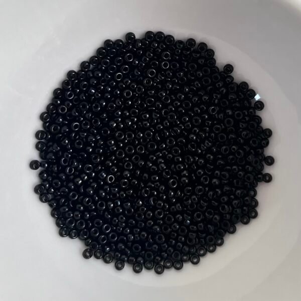 Rocailles Miyuki 15/0 - Opaque Black - 15-401