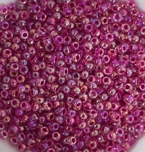 Rocailles 11/0 Miyuki - 11-355 Hot Pink Lined Crystal ab