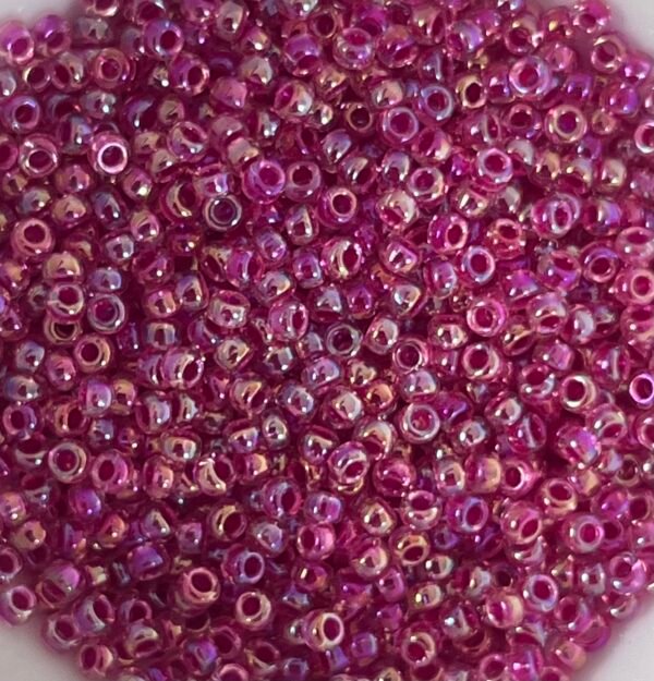 Rocailles 11/0 Miyuki - 11-355 Hot Pink Lined Crystal ab