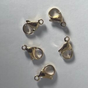 Mousquetons 13 mm dorés STAS 352 01F G